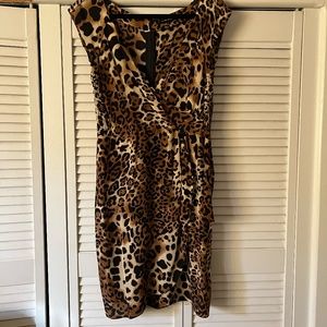 Silk Nanette Lepore animal print dress size 12